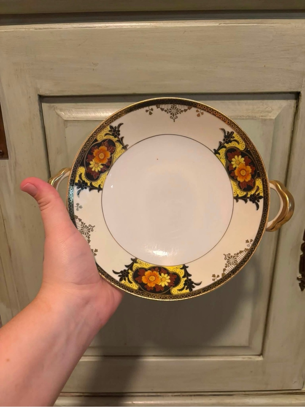 Vintage Noritake Morimura hand-painted piece